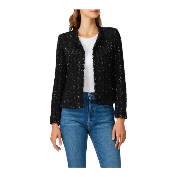 IRO Kea Jacket in Black Tweed Size 36 - Picture 1 of 9
